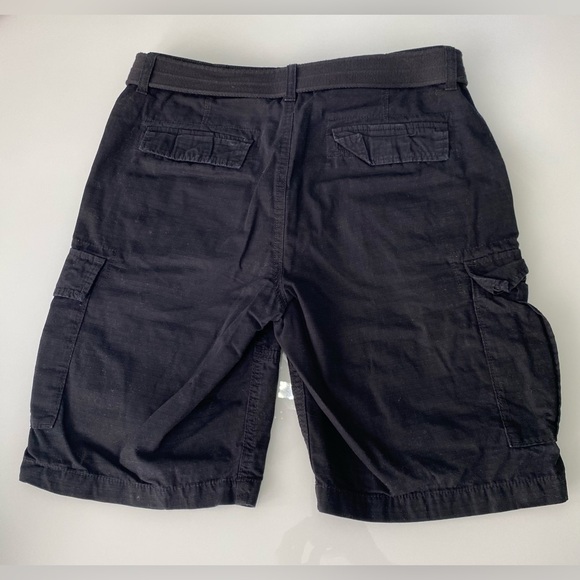 Cargo Shorts Black Casual Classic Ripstop Timeless Shorts - Size 33 - Picture 3 of 10